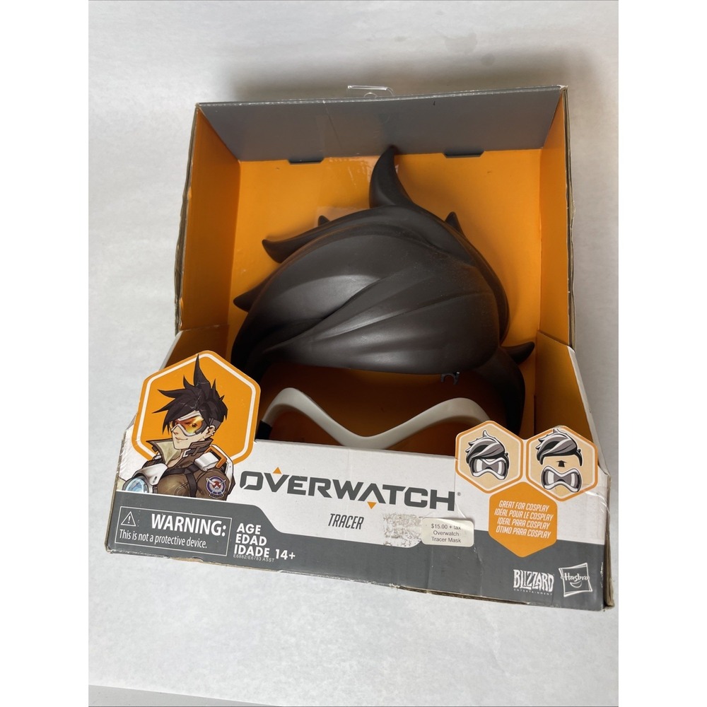 Overwatch TRACER Role play / Cosplay Goggles and Re-moveable Hair NEW In Box
